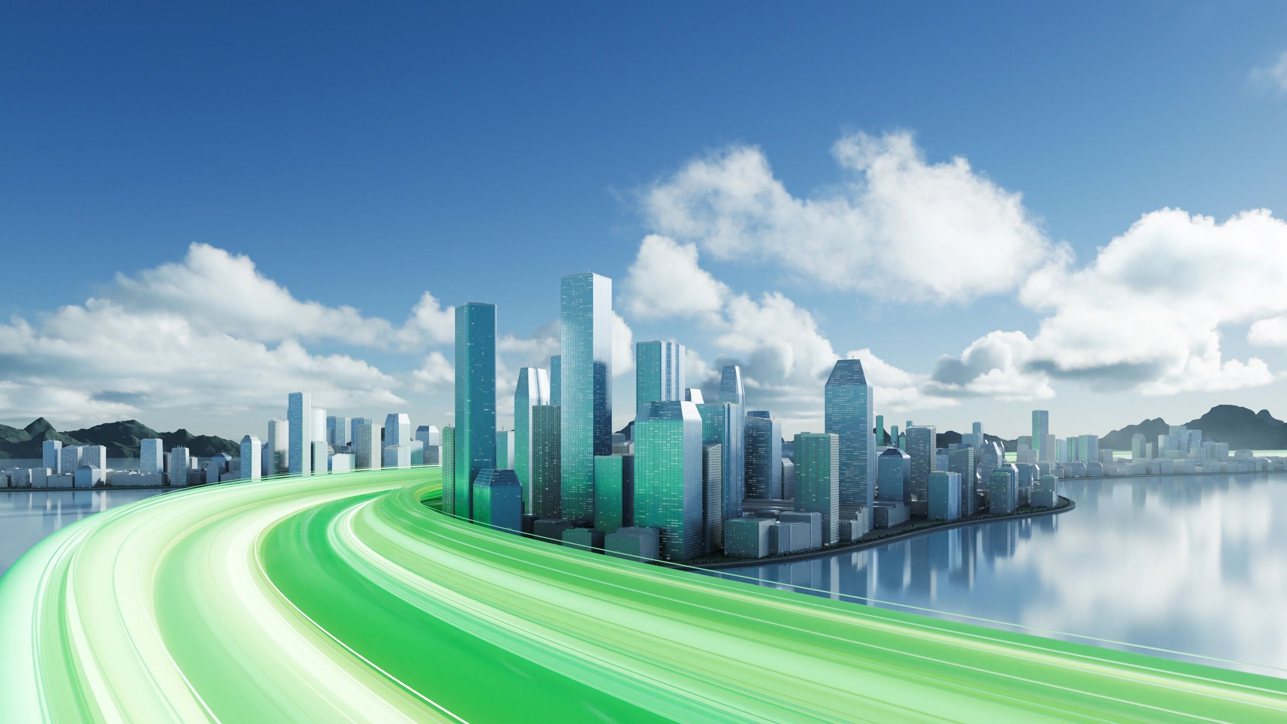 Connected technology infrastructure representing scalable AI operations